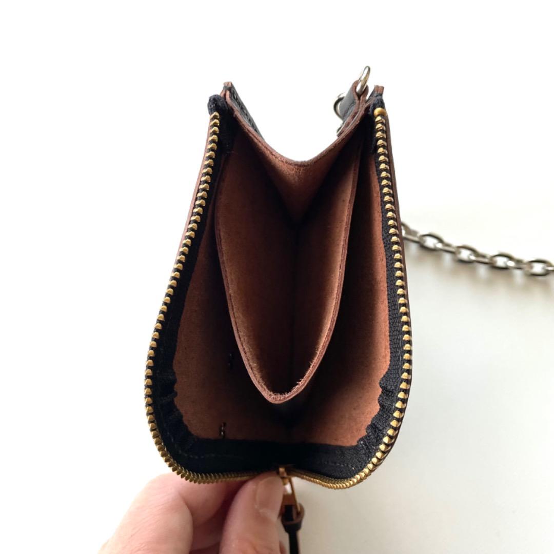 ご注文品　L字ファスナーウォレット　デッドストックジッパー　ホースハイドレザー