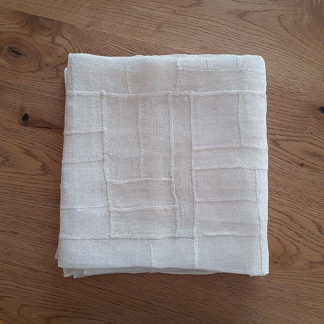 ポジャギ 　苧麻　チョガッポ　白　モシ　麻韓国　李朝　アンティーク