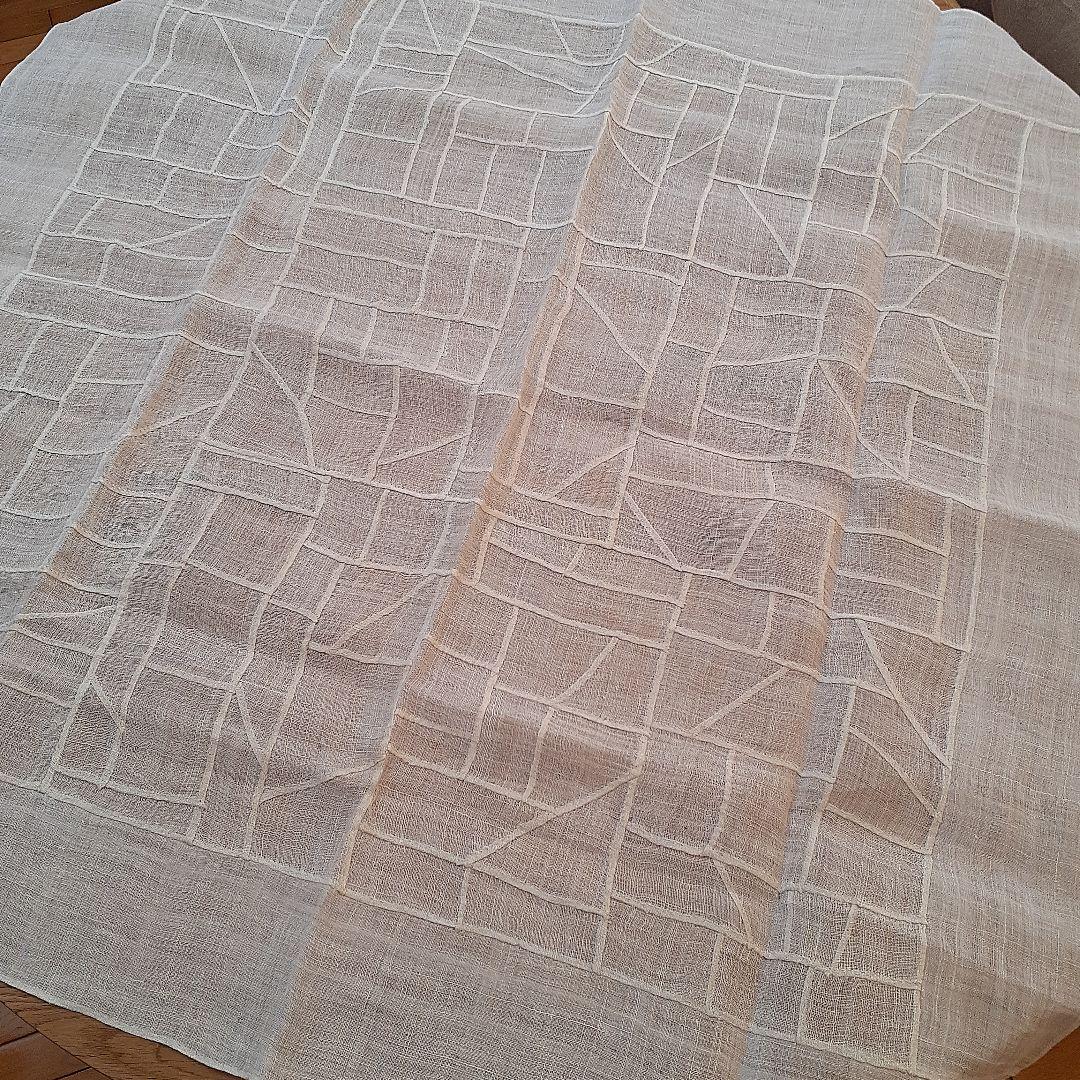 ポジャギ 　苧麻　チョガッポ　白　モシ　麻韓国　李朝　アンティーク