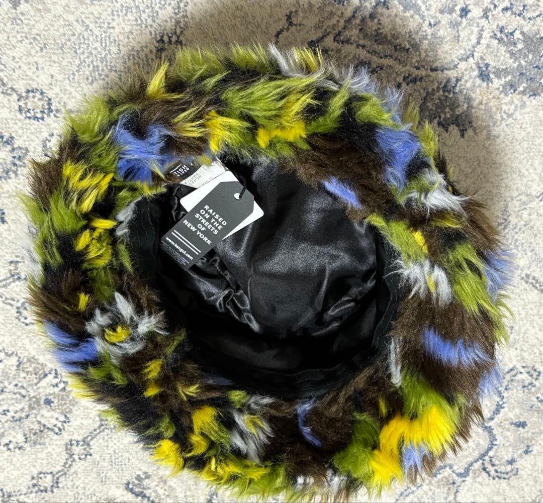 KANGOL ファーバケットハット 堂本剛 着用 カモフラ