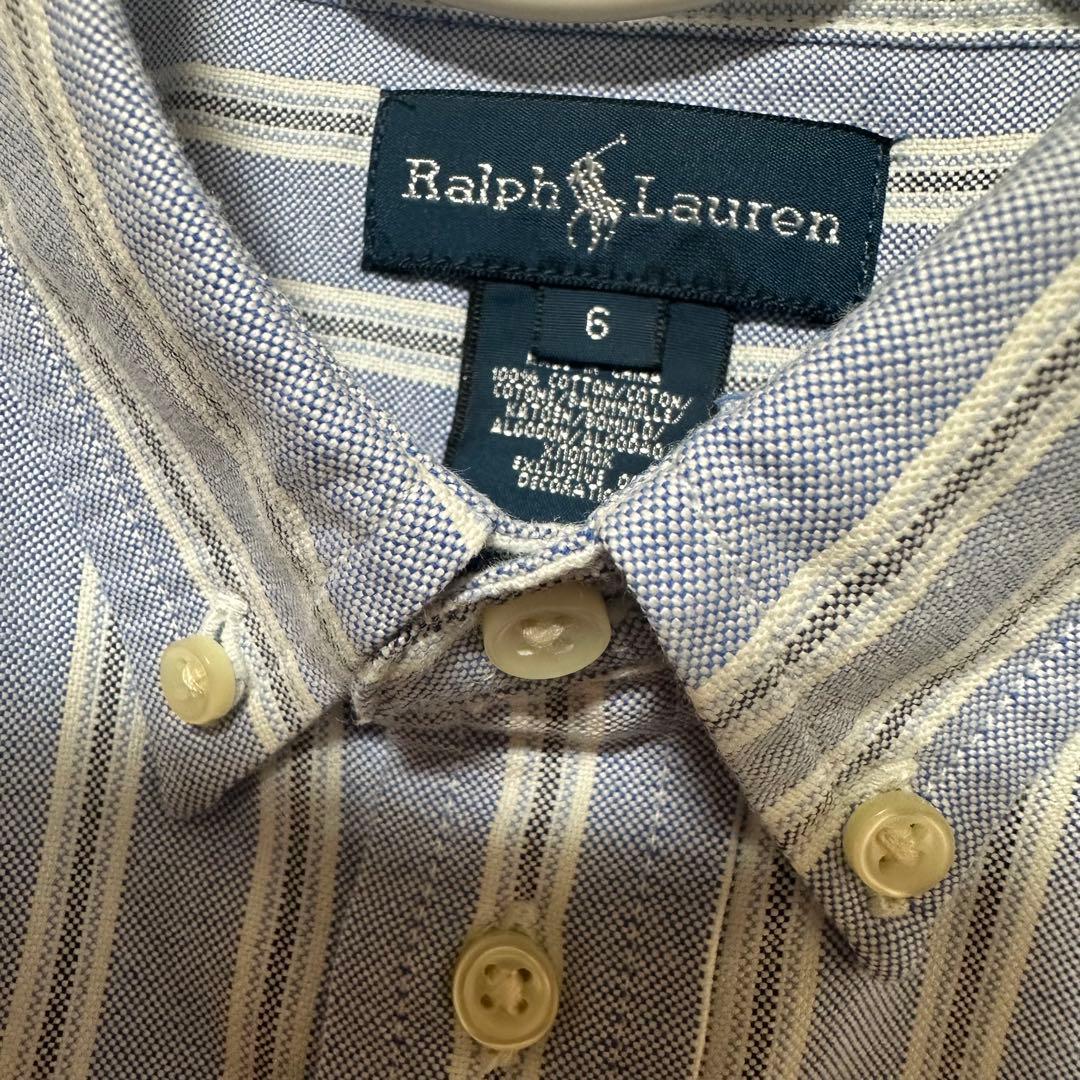 ラルフローレン　キッズ　セットアップ　3点セット　シャツ　紺ブレ　金ボタン