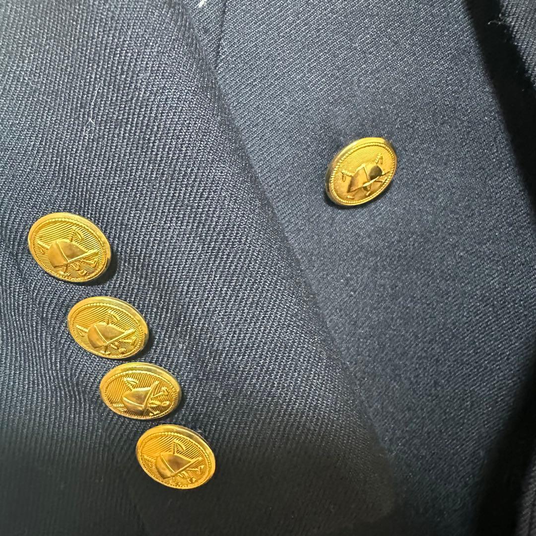 ラルフローレン　キッズ　セットアップ　3点セット　シャツ　紺ブレ　金ボタン