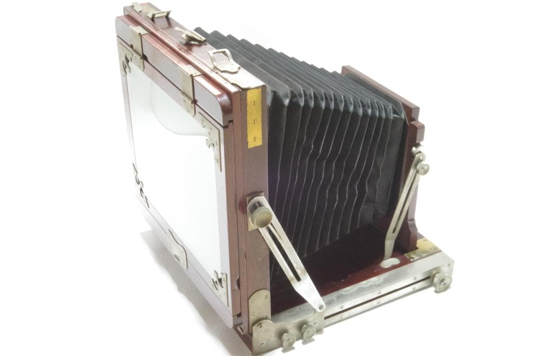 大判カメラ 木製 フィールドカメラ メーカー不明 動作確認済