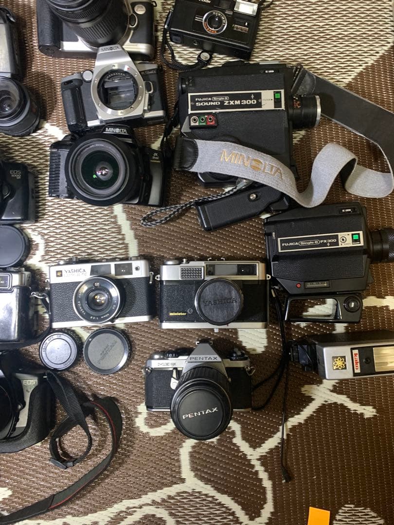 【SALE】フィルムカメラ レンズ付 まとめてセット　ジャンク