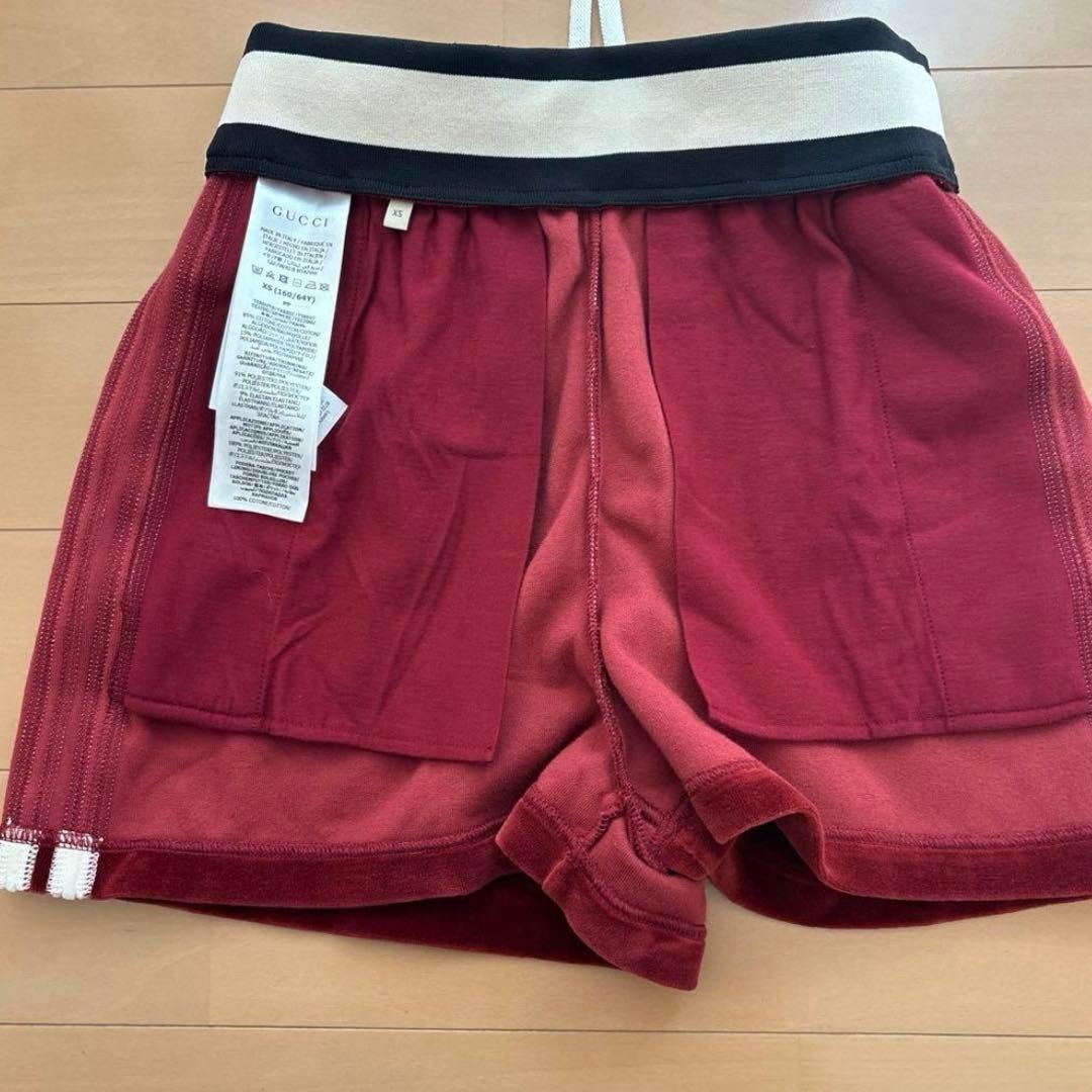 【未使用品】GUCCI アディダス コラボ ショートパンツ