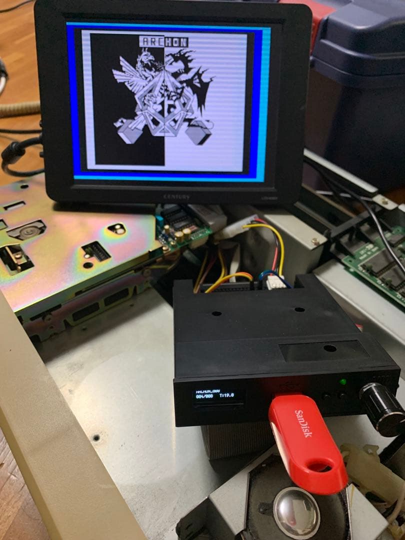 大型OLED Gotek フロッピーエミュレーター　2台セット