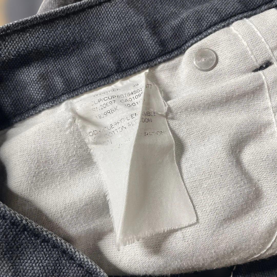 ディッキーズ ペンキ ペインターパンツ フェードブラック ダック地 00s