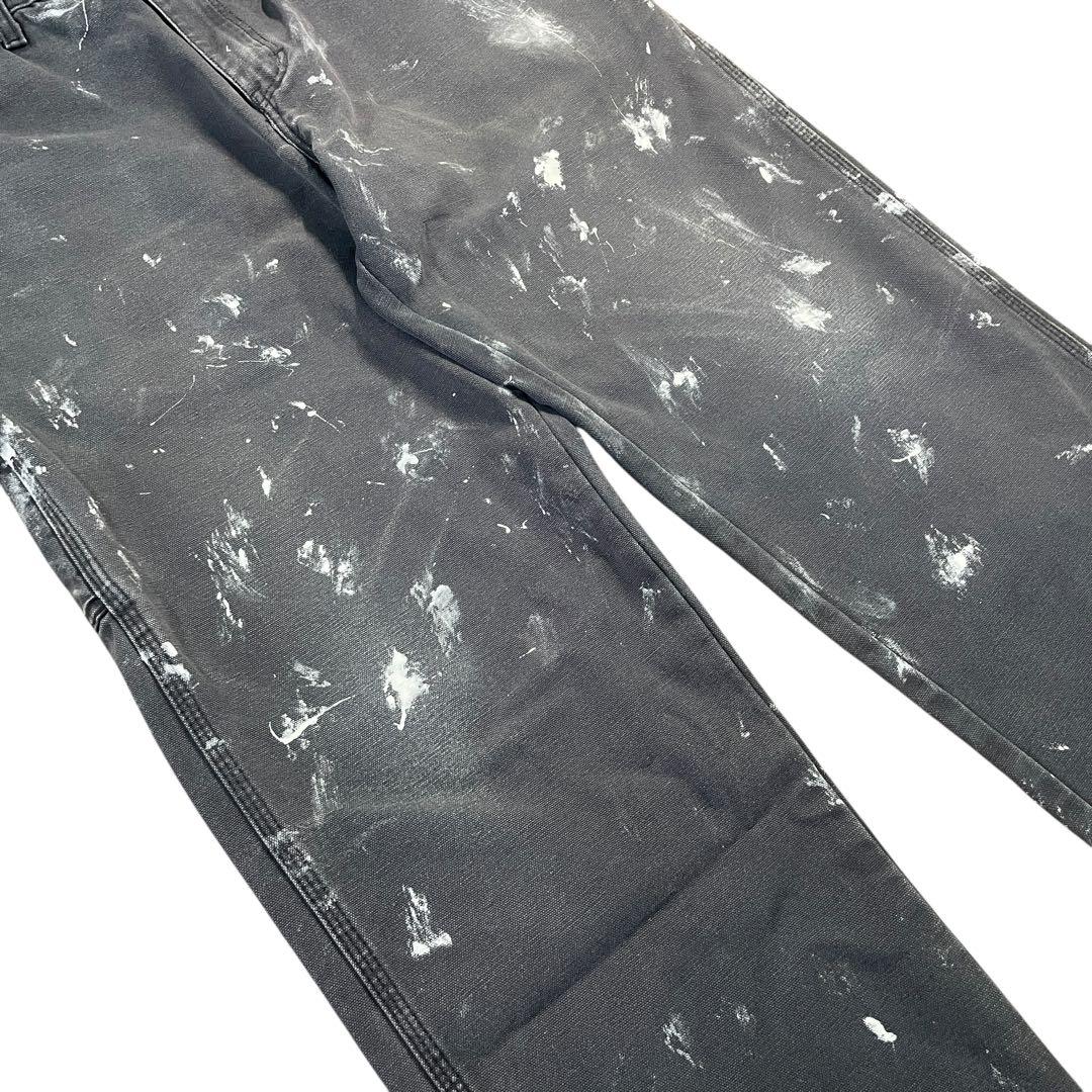 ディッキーズ ペンキ ペインターパンツ フェードブラック ダック地 00s