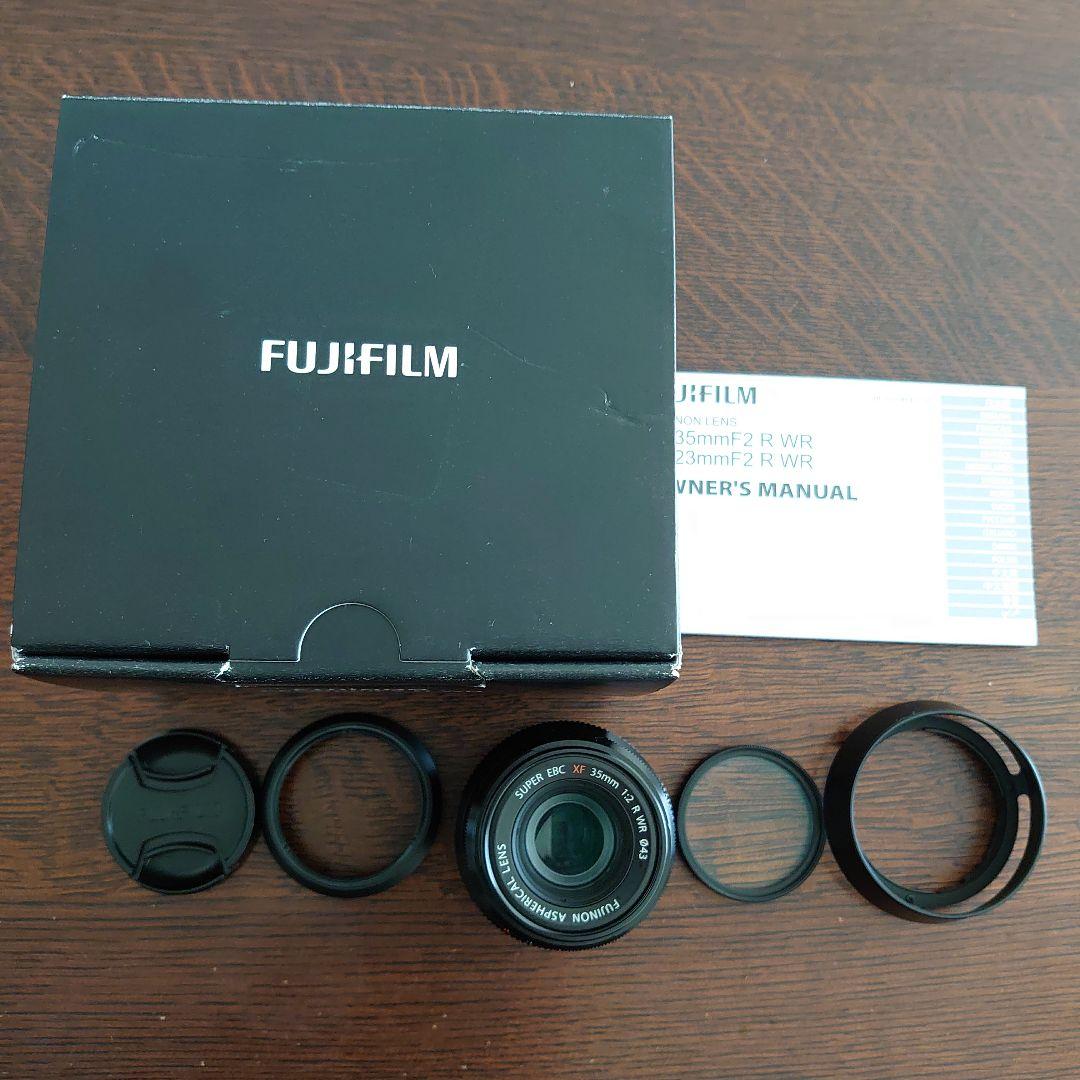 純正レンズフード・フィルター付 FUJIFILM XF35mmF2 R WR