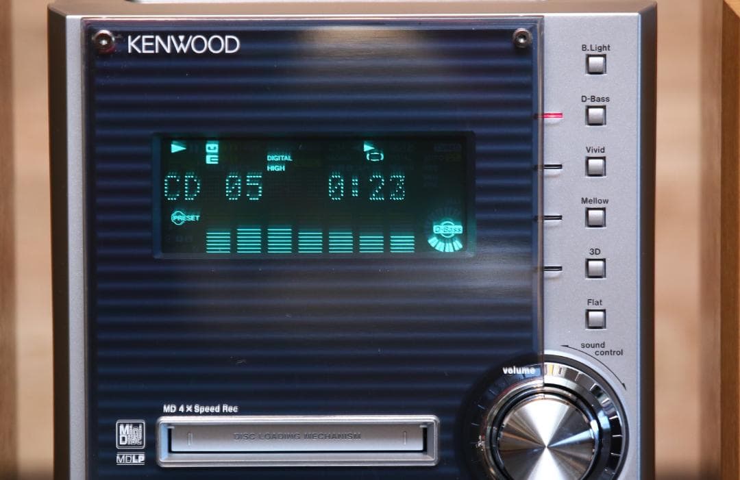 KENWOOD SL3MD CD/MD/TUNER/TAPE　コンポ　完動品