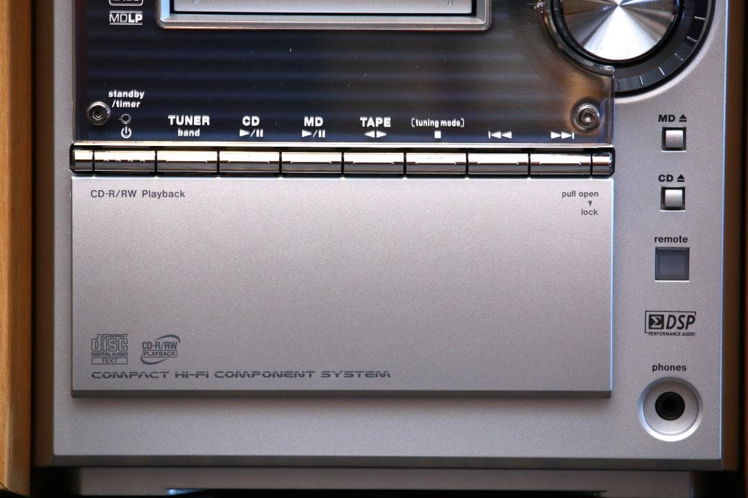 KENWOOD SL3MD CD/MD/TUNER/TAPE　コンポ　完動品