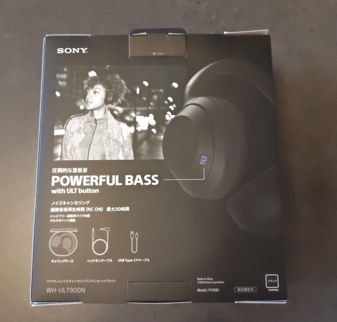 SONY ワイヤレスヘッドホン ULT　WH-ULT900N(B)