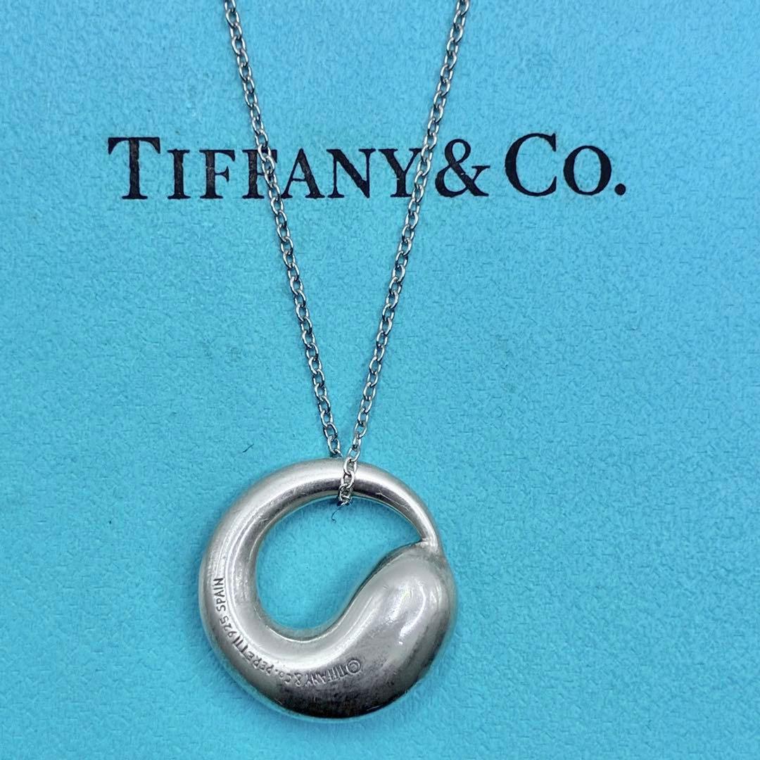 【希少】ティファニー エターナルサークル ネックレス ラージサイズ　社外