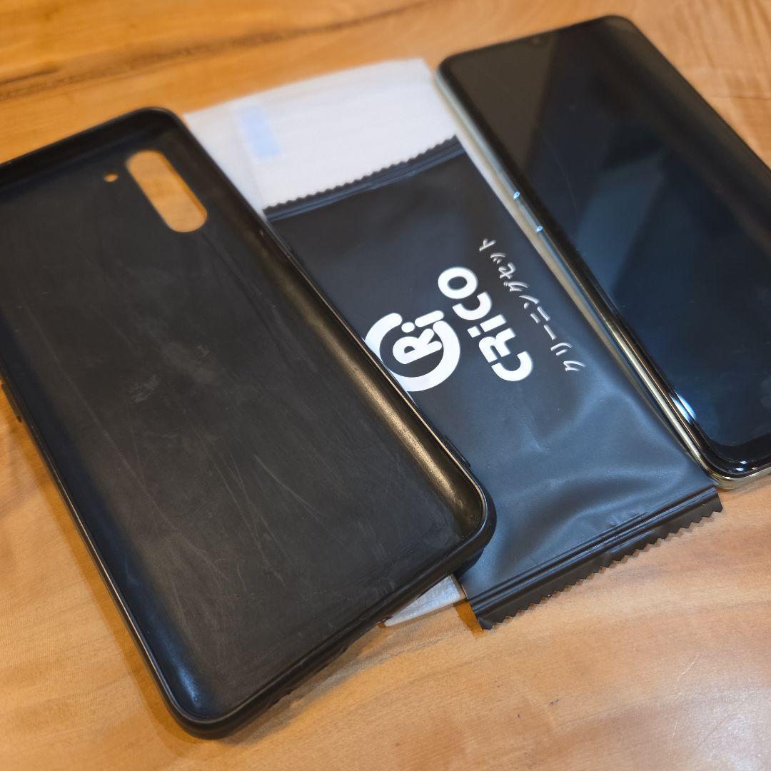 スマートフォン，OPPO　Reno３A　SIMフリー　カバー付き