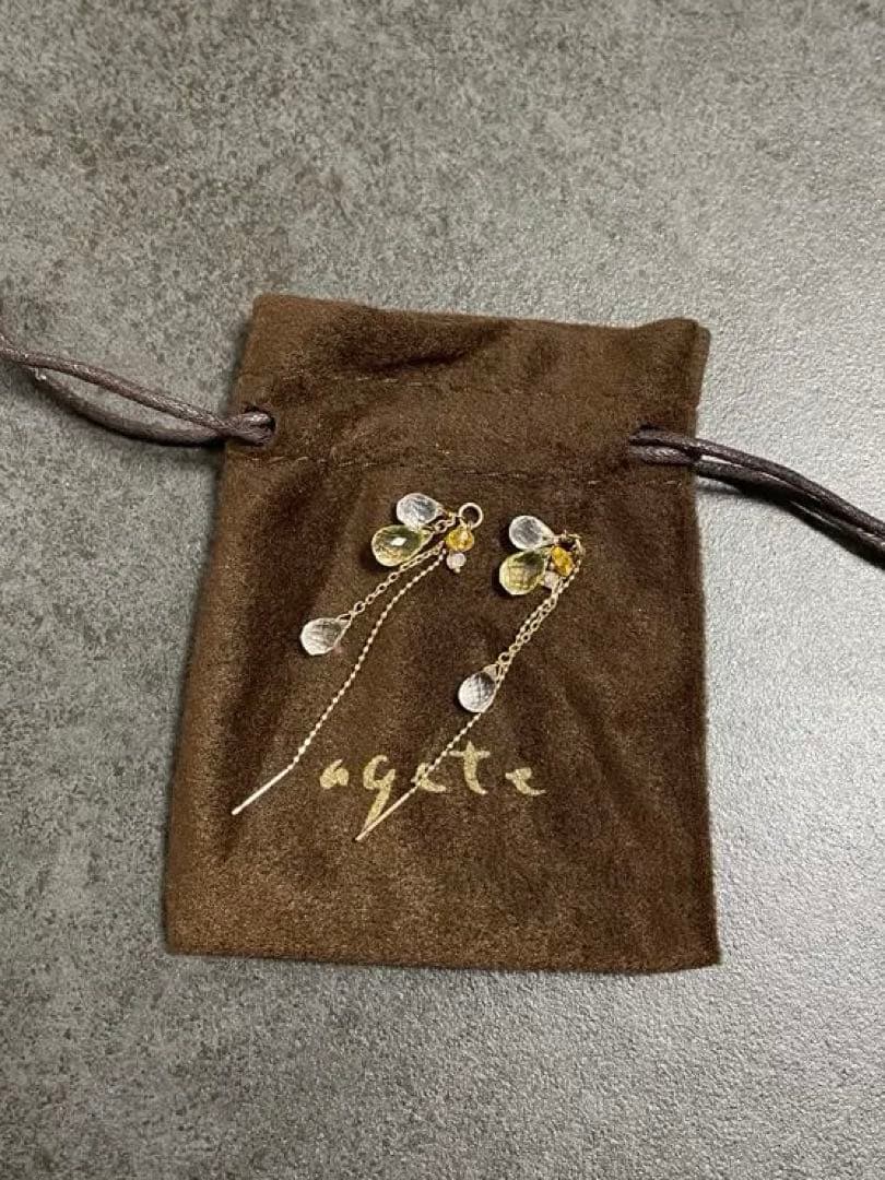 agete K10 アメリカンピアスチャーム