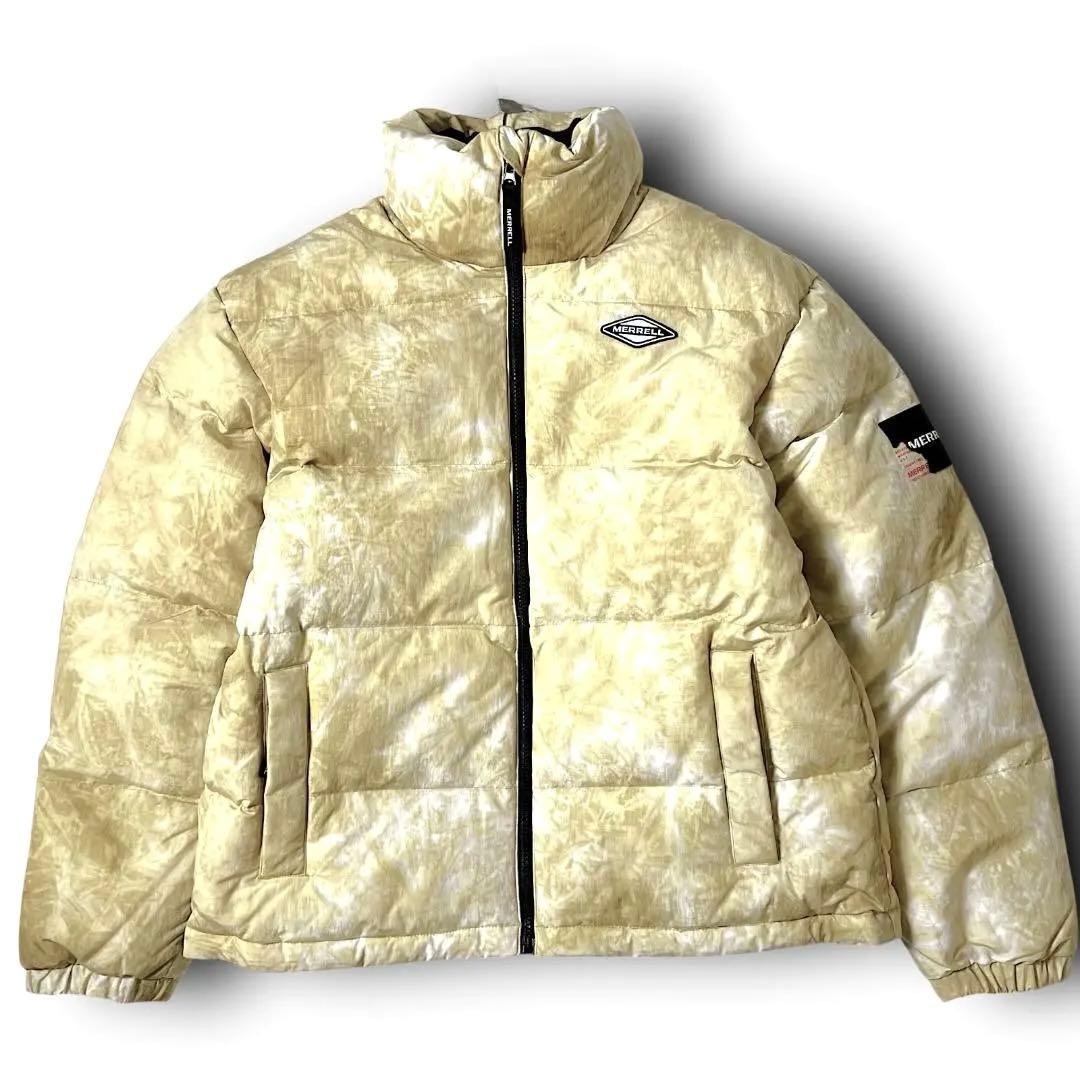 【定価6.3万】メレル グース ダウンジャケット ボックスロゴ 軽量 L