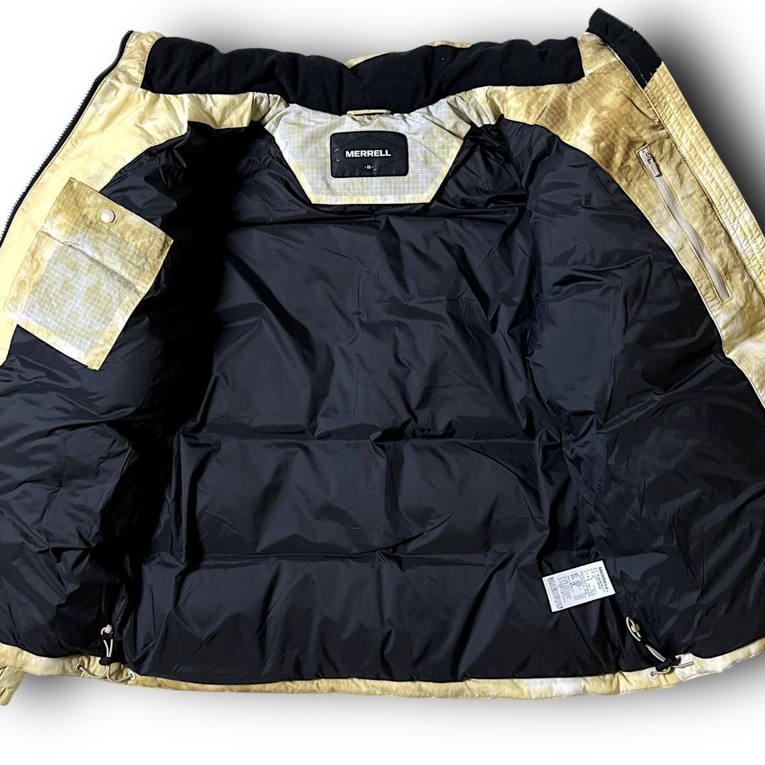 【定価6.3万】メレル グース ダウンジャケット ボックスロゴ 軽量 L