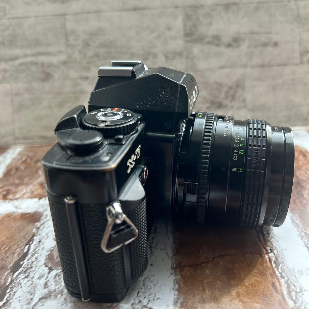 MINOLTA Ｘ-７とsigma MINI WIDE f2.8mmレンズ付き