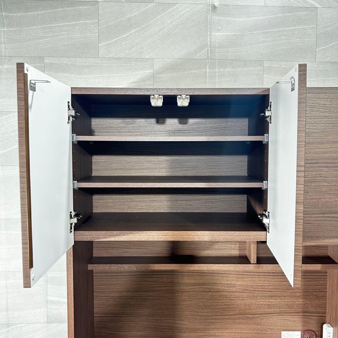 ニトリ キッチンボード 食器棚 SORREL 100KB 家具 d4981