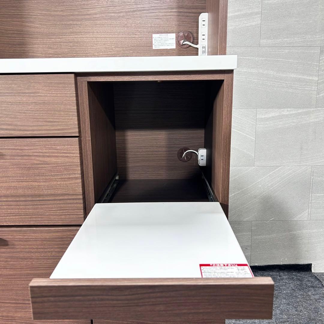 ニトリ キッチンボード 食器棚 SORREL 100KB 家具 d4981