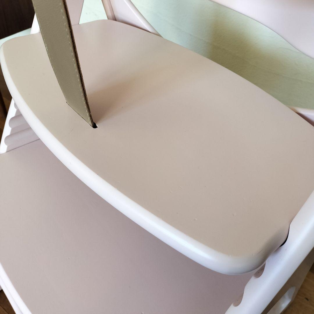 極美品✨ 大和屋 YAMATOYA アッフルチェア ミルキーピンク ベビーチェア