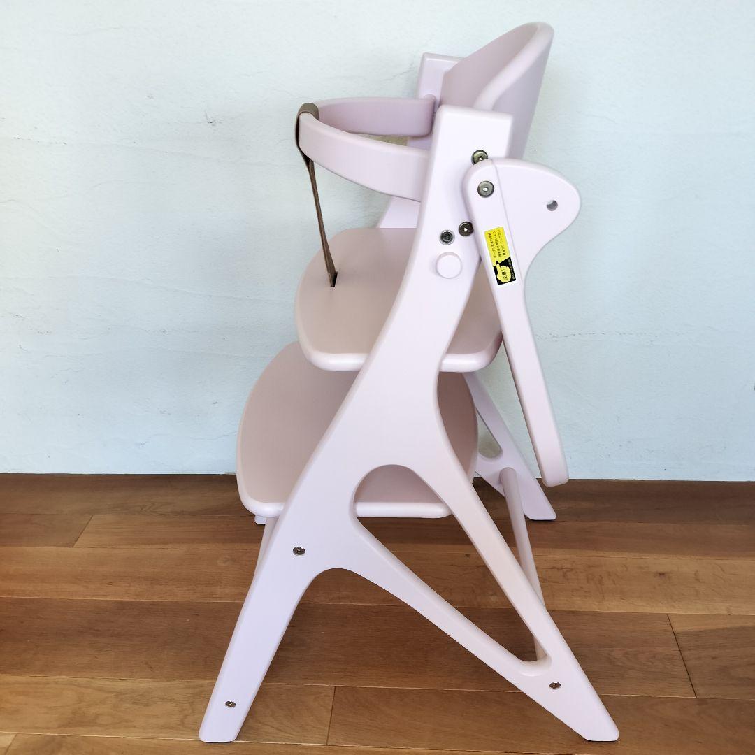極美品✨ 大和屋 YAMATOYA アッフルチェア ミルキーピンク ベビーチェア