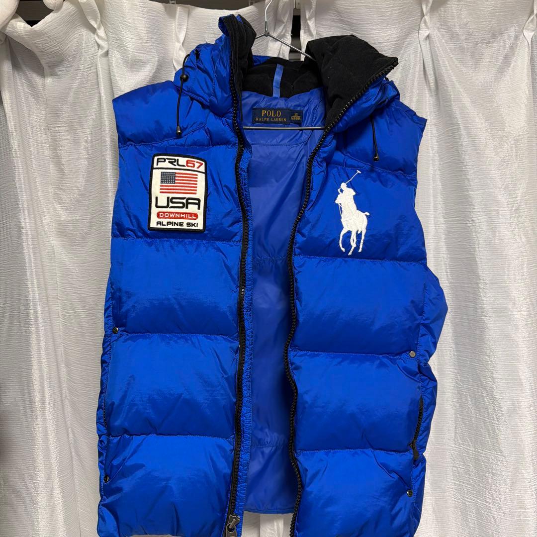 Polo by Ralph Lauren フード付きダウンベスト XS