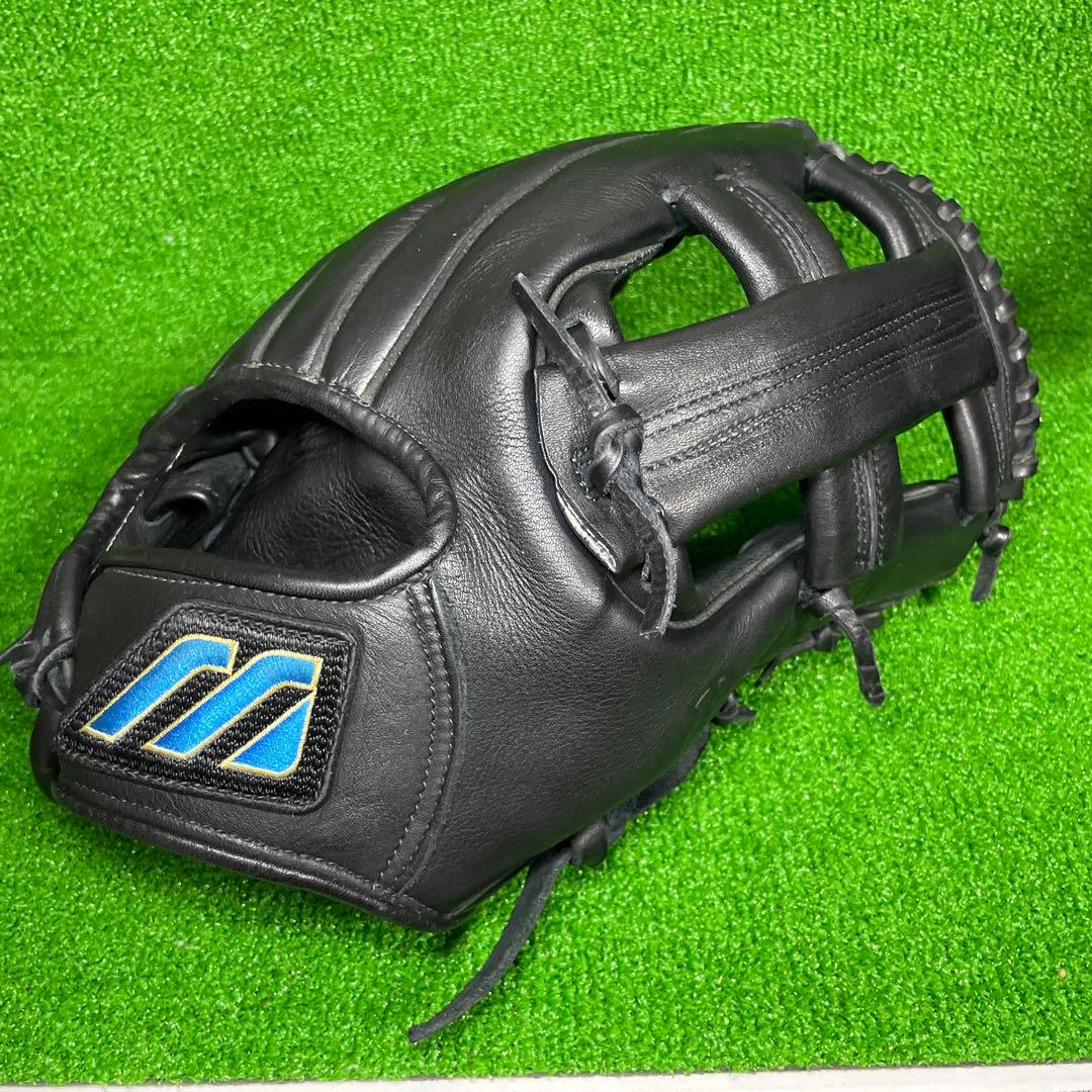 ミズノ ビューリーグ 軟式用 内野手用 大人用 日本製 ビッグM 折り返しハーフ