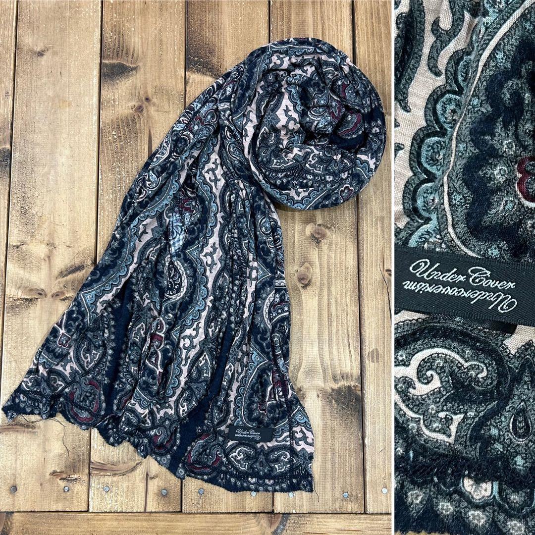 美品 Undercoverism ペイズリー柄 ストール アンダーカバー