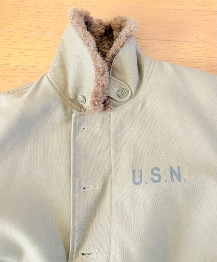 ⭐️超美品 小柄NAVY DEPARTMENT U.S.N. N1デッキジャケット