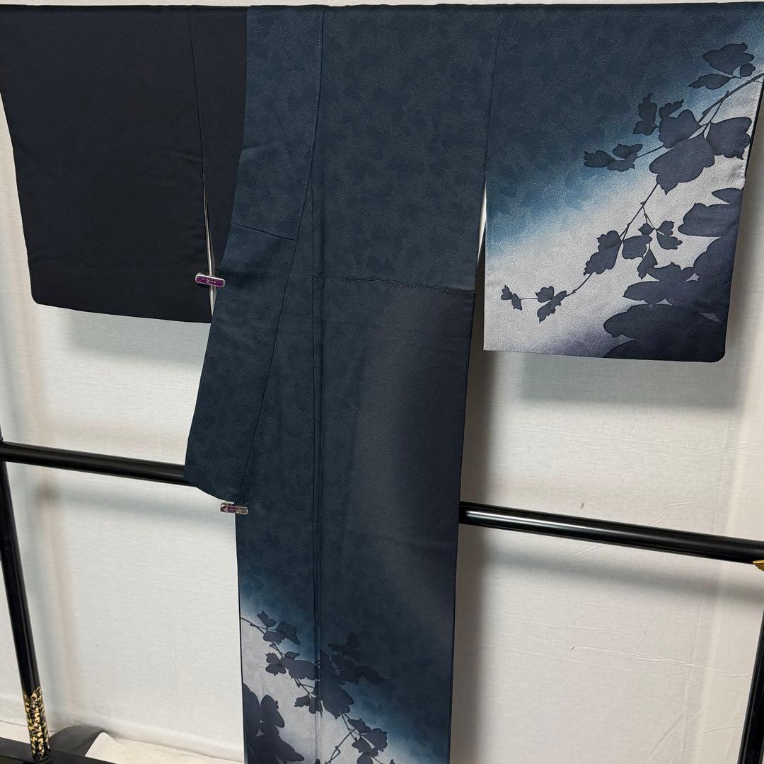 D16 訪問着 丹下雄介 正絹 着物 袷 極美品