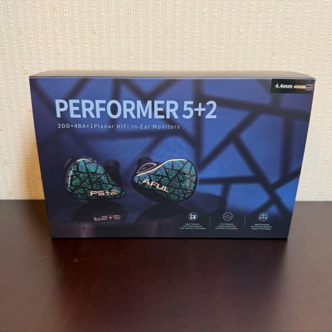 AFUL PERFORMER 5+2 イヤホン　4.4mmケーブル