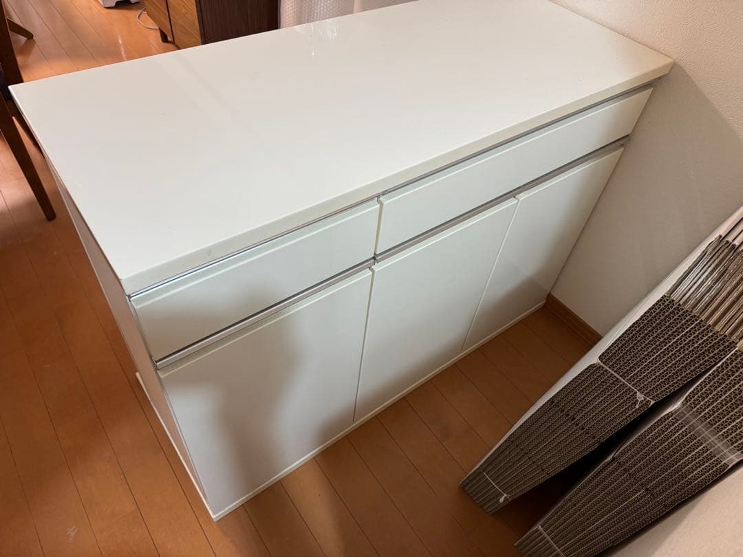 みっちゃんニトリ バーカウンター テーブル 120cm ホワイト