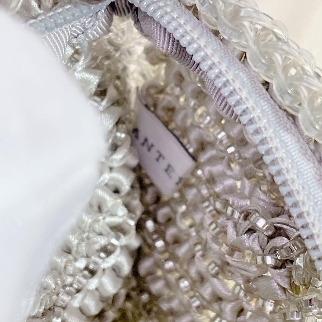 極美品　アンテプリマ　ワイヤーバッグ　リボン　ガーラパーティーバッグ