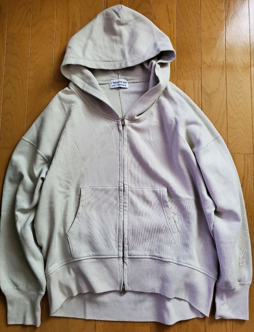 本日価格★アパルトモン AMERICANA ナチュラル フーディーパーカー