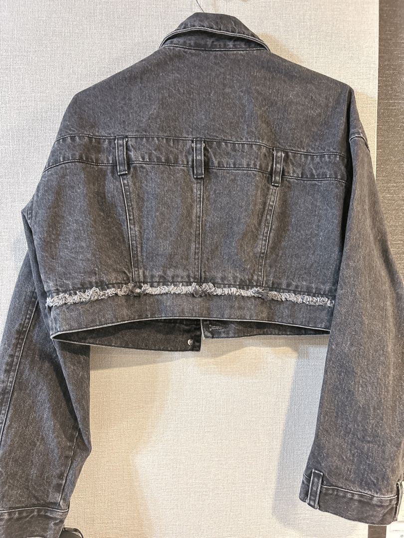 UNITED ARROWS クロップドデニムジャケット ダークグレー