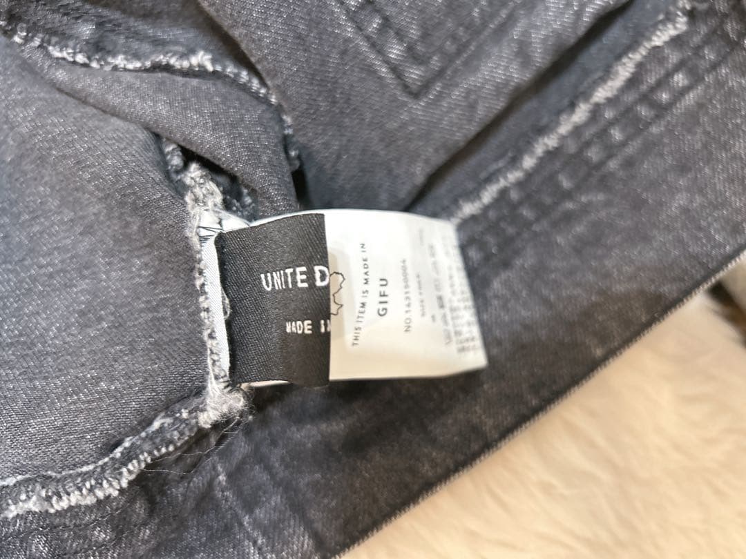 UNITED ARROWS クロップドデニムジャケット ダークグレー