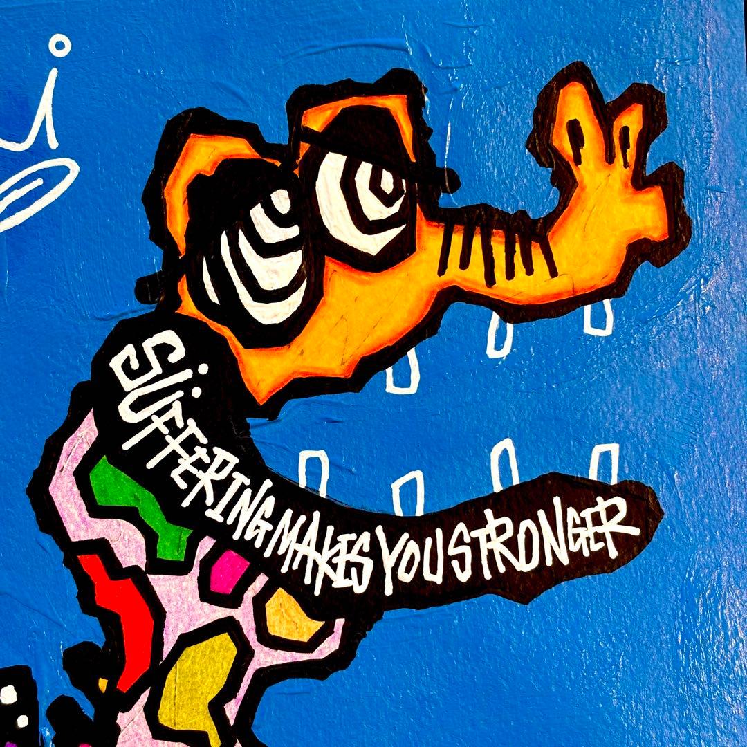 w*r様 「 苦しみが未来への力となる 」｜絵画 原画 抽象画 動物画 画家 ド