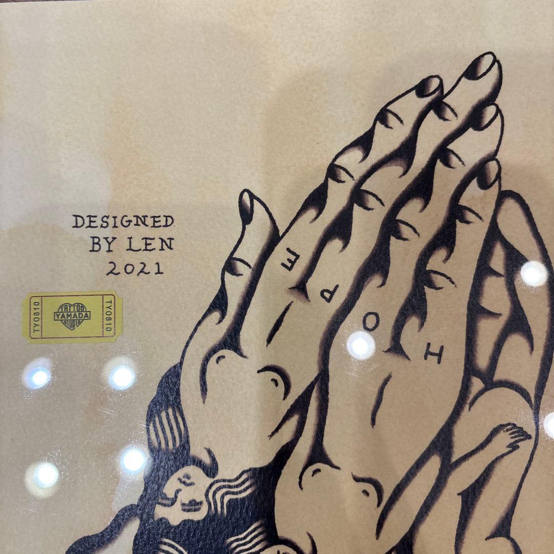 【新品未使用】受注生産 タトゥースタジオヤマダ ポスター 山田蓮 聖母マリア