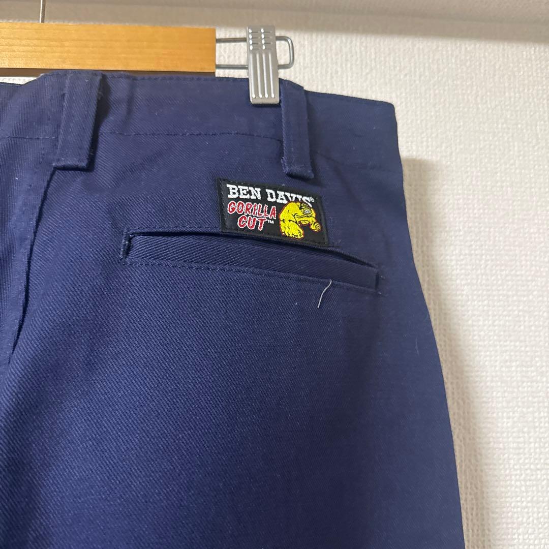 美品　BEN DAVIS ゴリラカット W34/L30 ネイビー