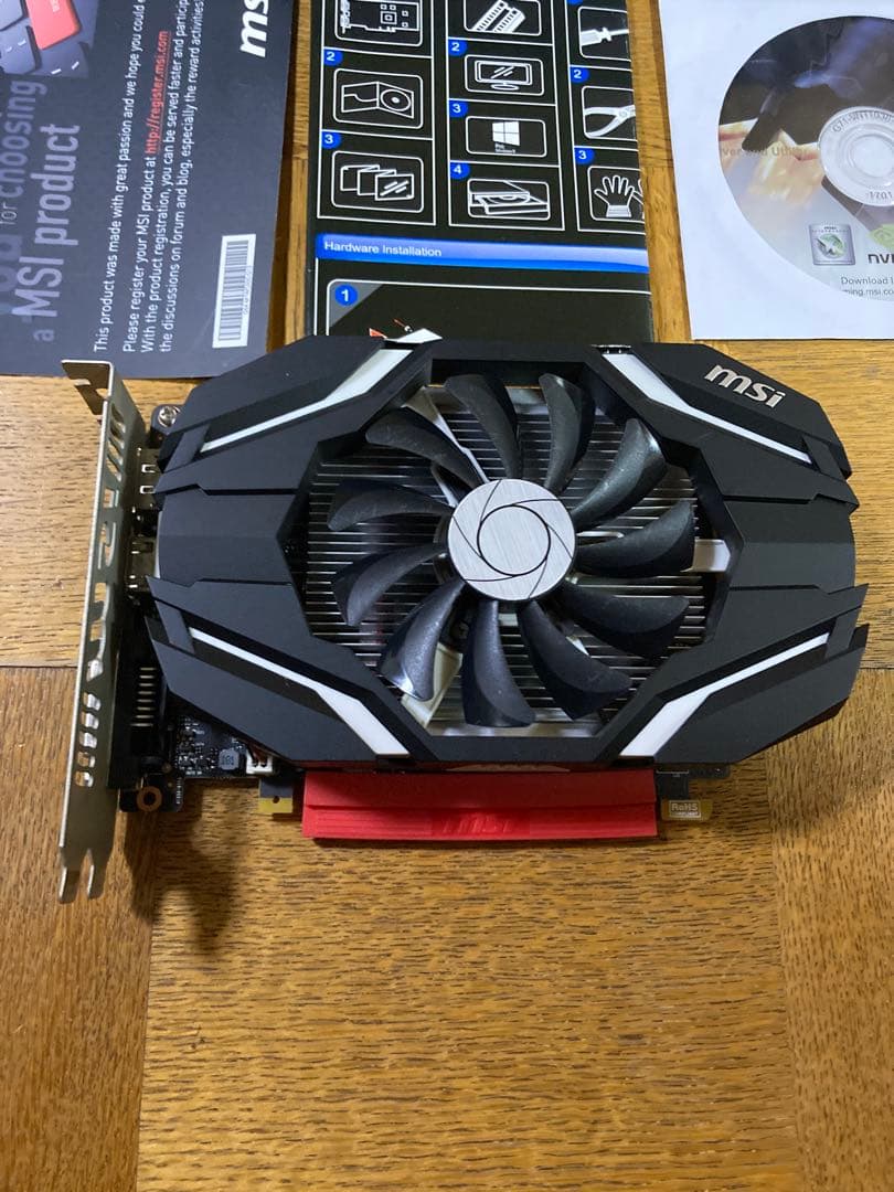 MSI GeForce GTX 1050 Ti 4G OC グラフィックスボード