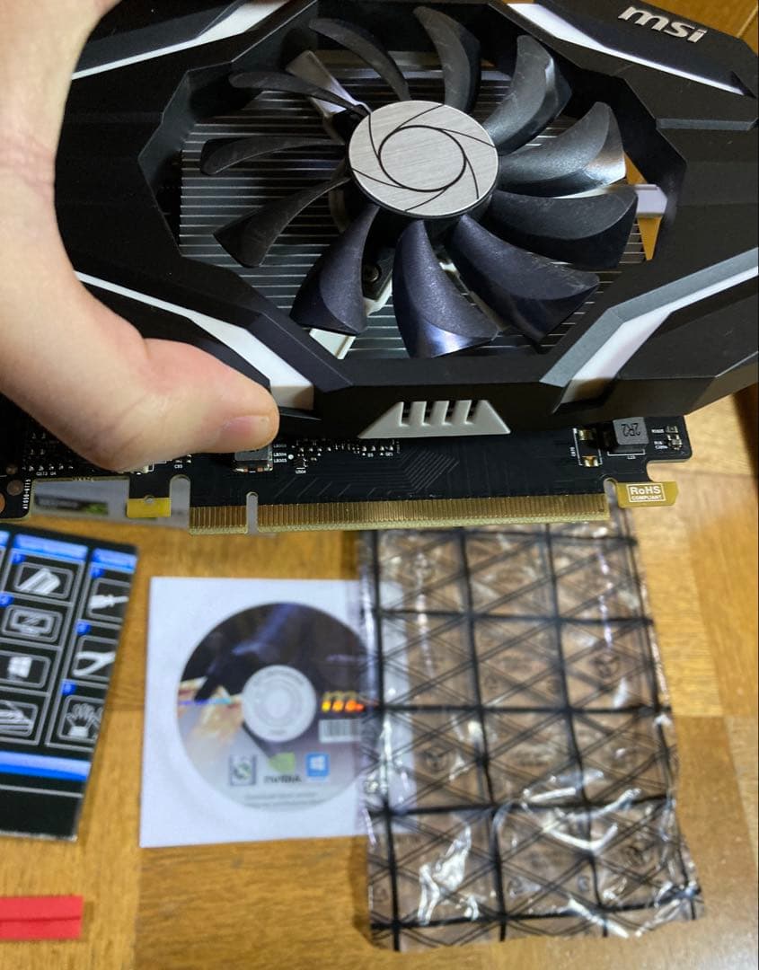 MSI GeForce GTX 1050 Ti 4G OC グラフィックスボード