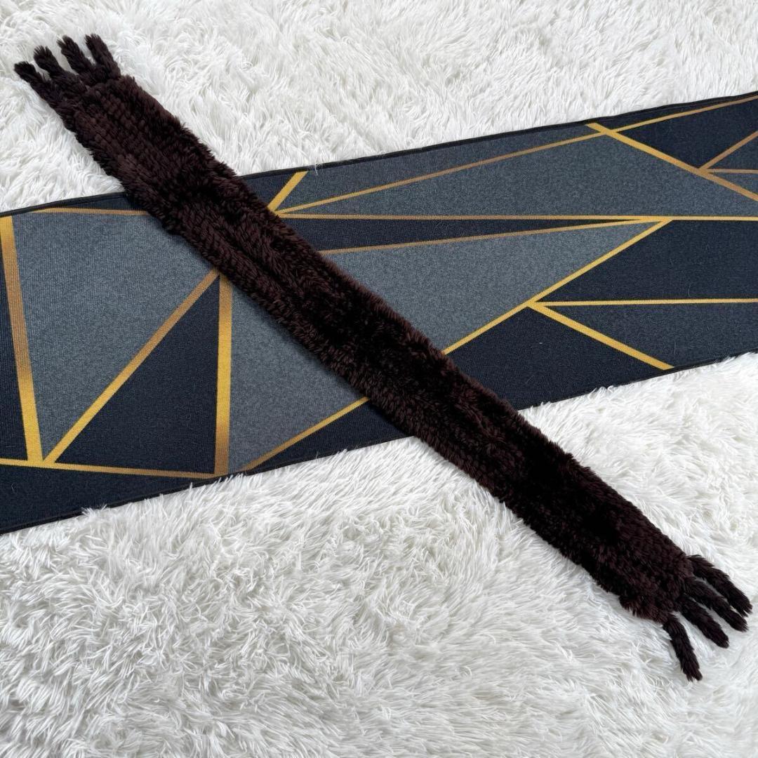 総丈93 ポーラリッシュマン ビーバー コート ショール 本毛皮 M AA267