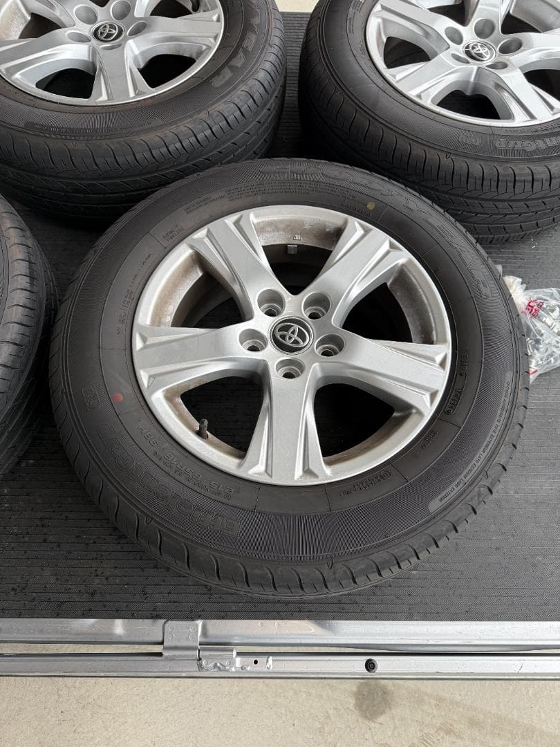 送料込み！アルファード30 純正 16インチ タイヤホイール セット ナット付き