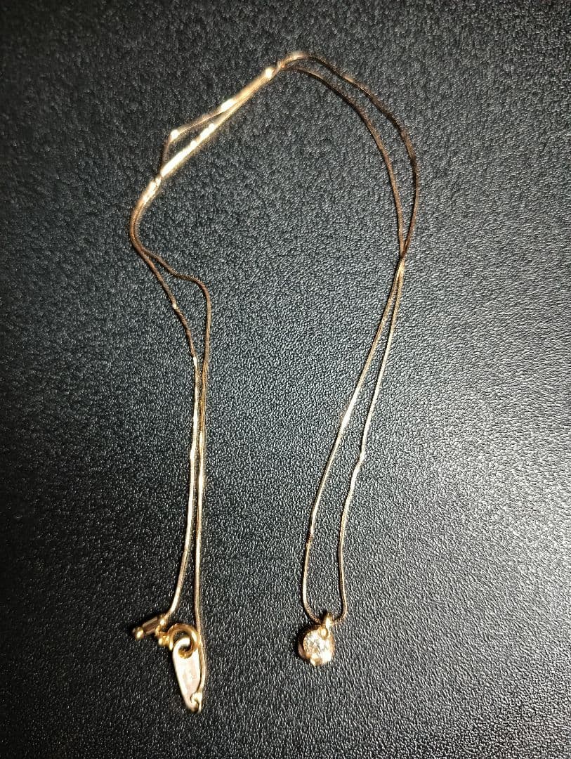 新品ダイヤモンド　１８金ゴールドネックレス
