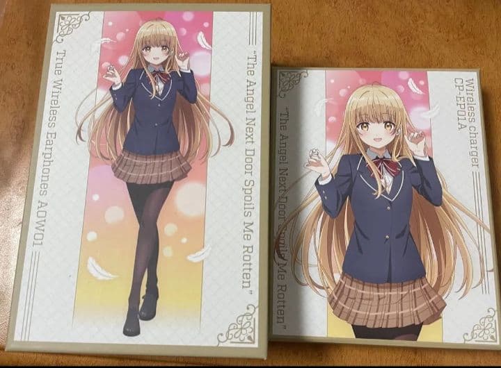 【匿名配送】ONKYO お隣の天使様 椎名真昼 イヤホン＆充電器セット