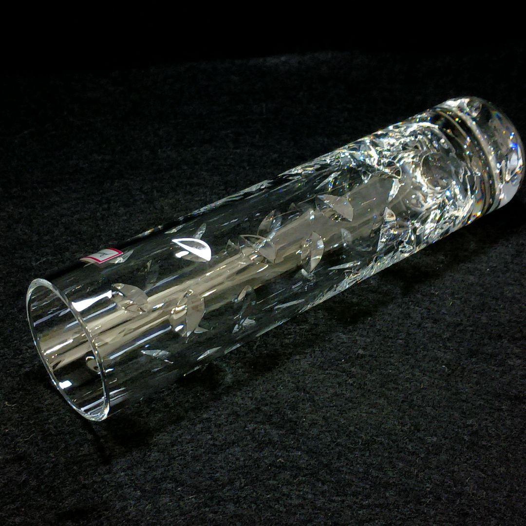 Y2437-1 バカラ オルグ グレイン フラワーベース 花器 箱付