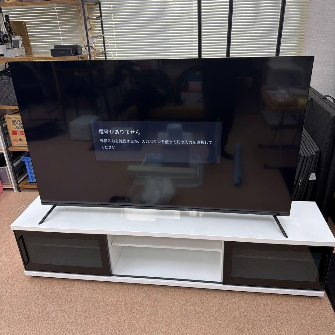 ORION✖️ニトリチューナーレステレビ本体　65インチ