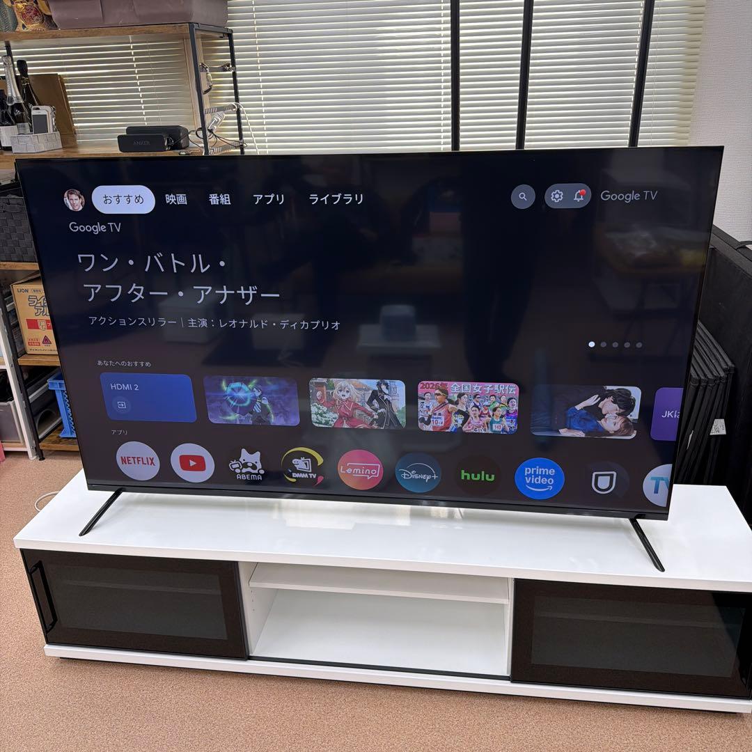 ORION✖️ニトリチューナーレステレビ本体　65インチ