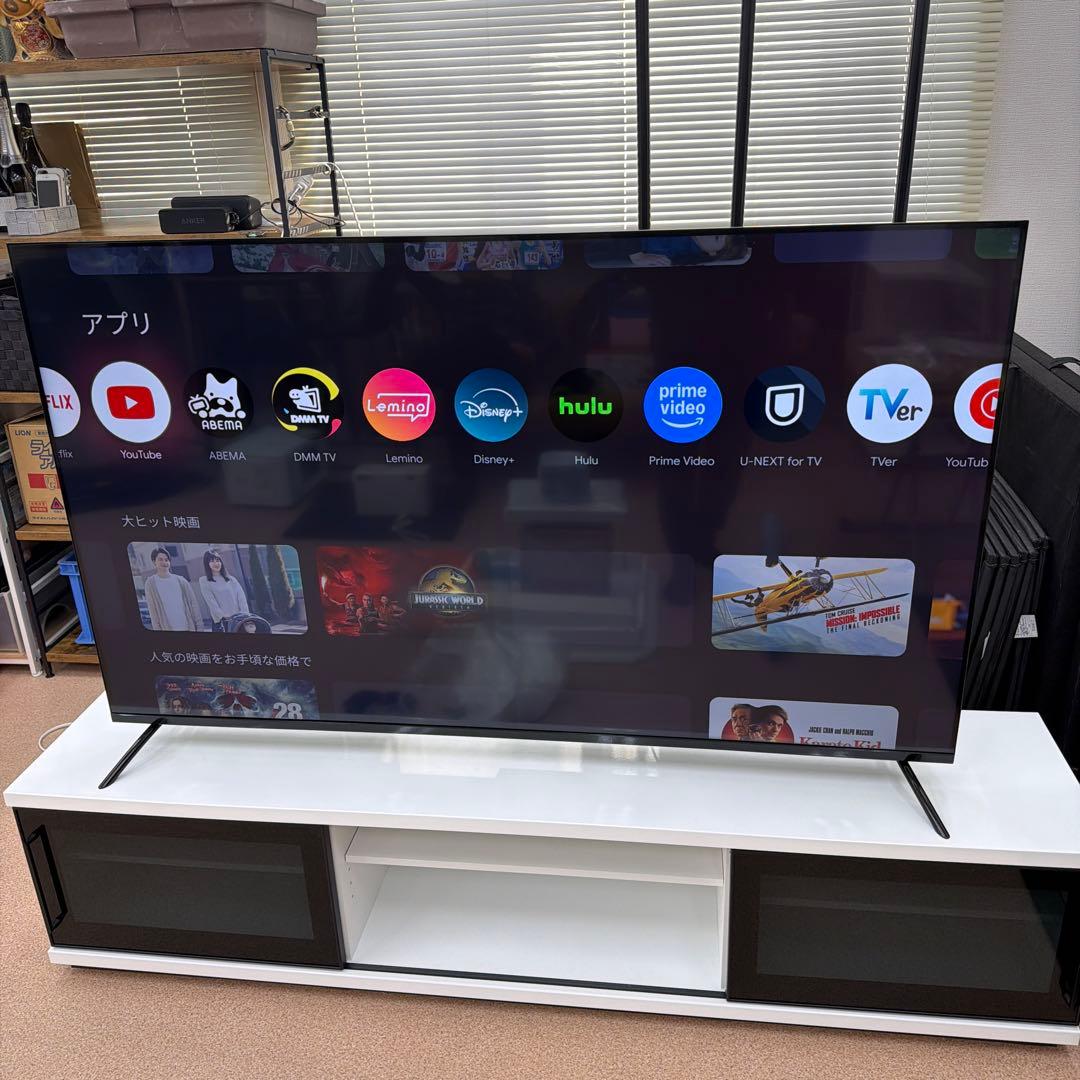 ORION✖️ニトリチューナーレステレビ本体　65インチ